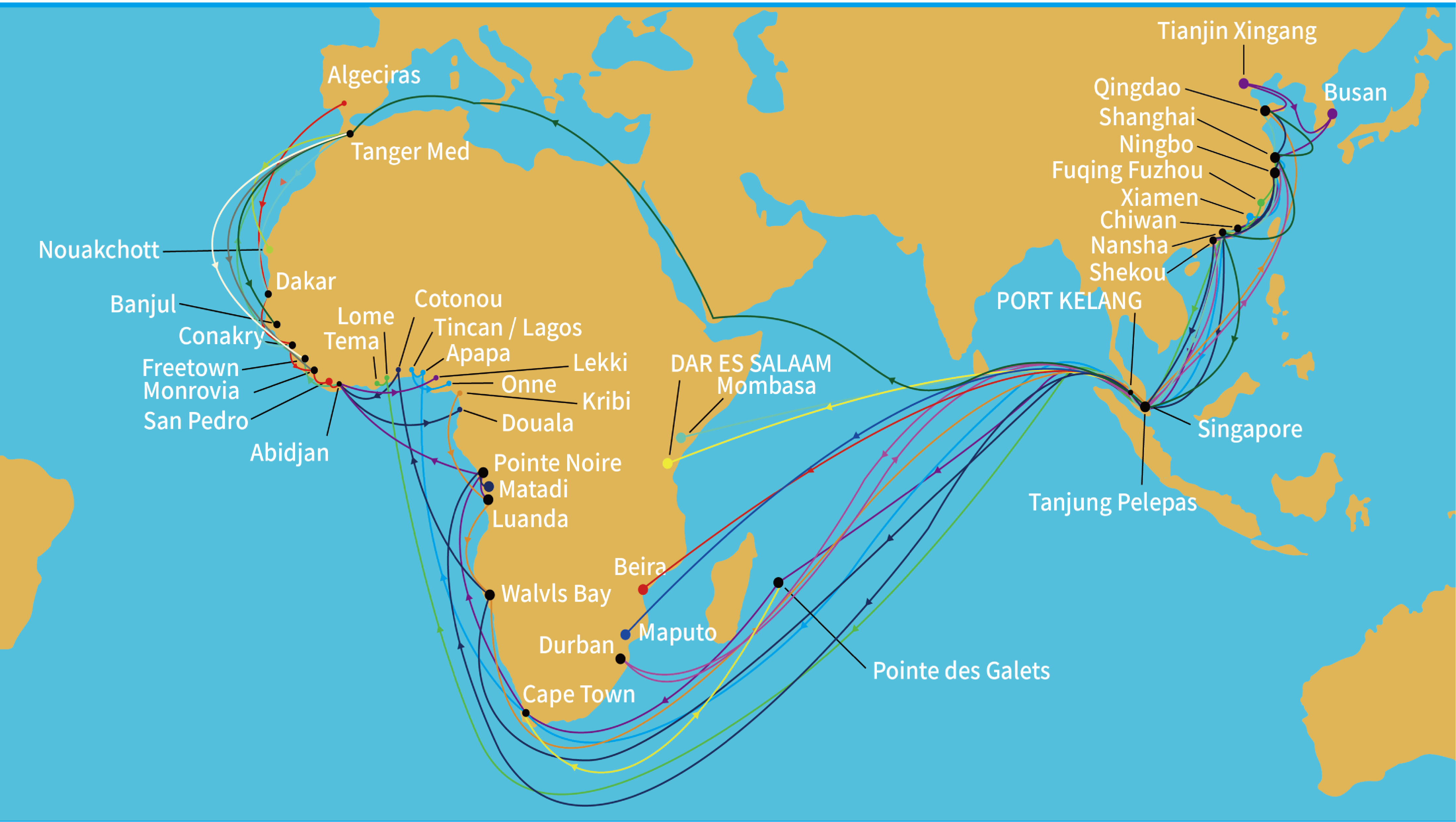 2026 Indeks Tarif Angkutan Laut China-Afrika v5 | 46 Port FCL/LCL/Break Bulk Q3